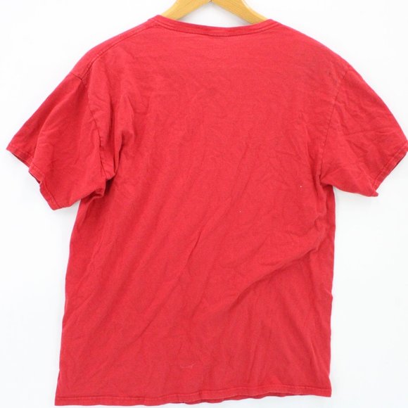 Marvel X Dead Pool Shirt Mens Red Short Sleeve "Taco Surprise" Graphic Logo Sz L - Picture 6 of 8